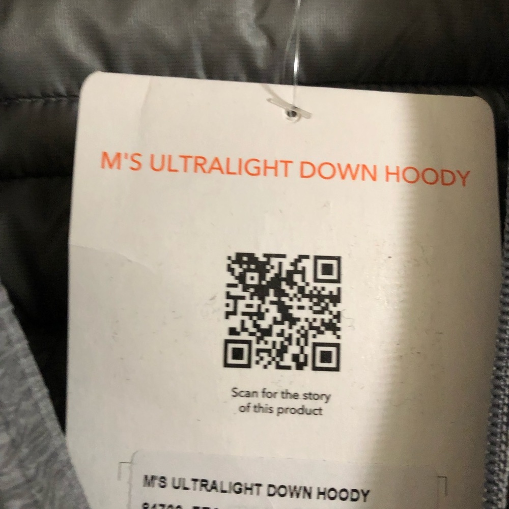 Patagonia men’s ultralight hoody grey large - Picture 2 of 3